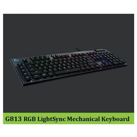 Logitech G813 Lightsync RGB Mechanical Gaming Keyboard (Tactile)